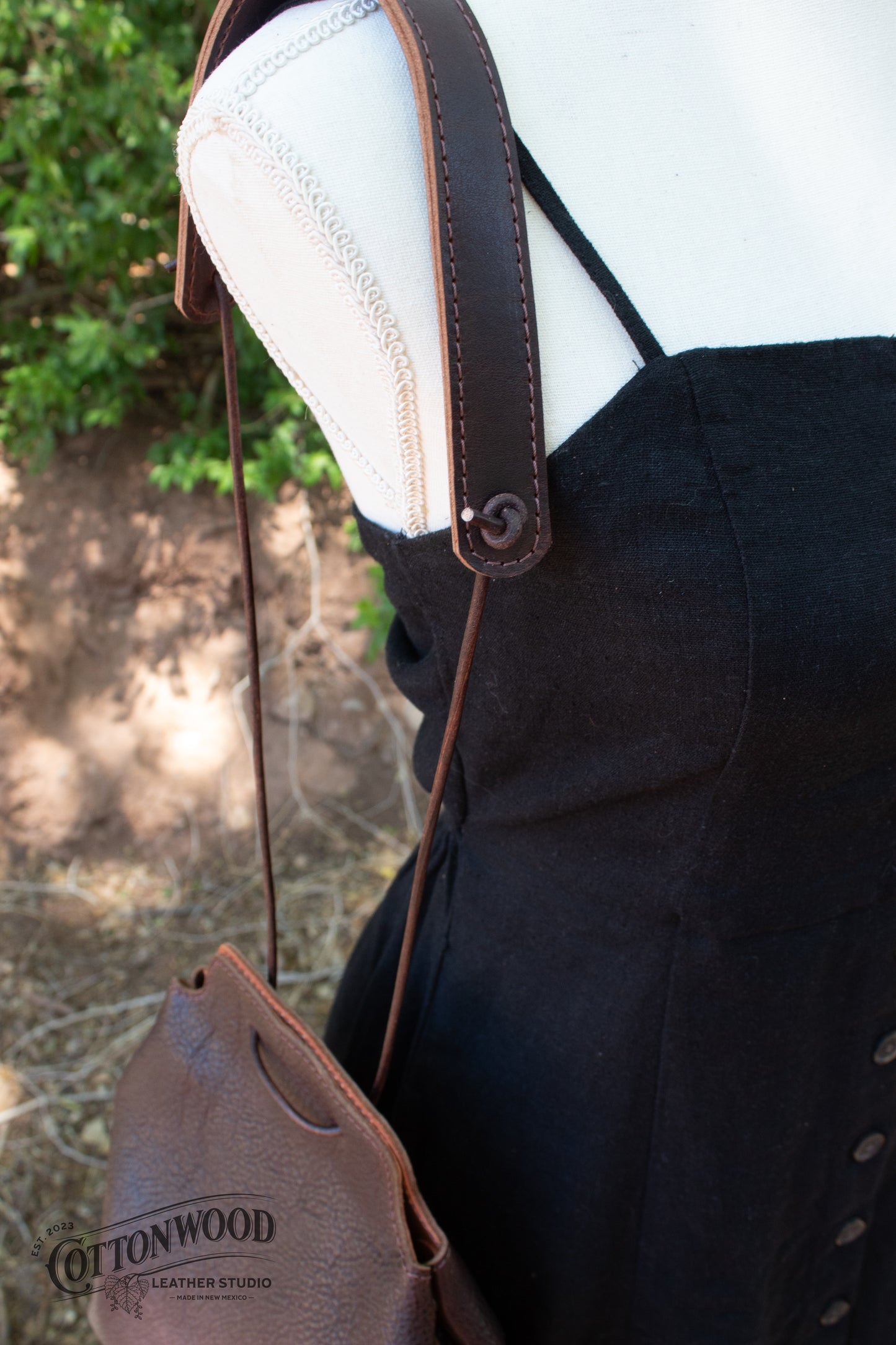 Chocolate Santa Fe Bag