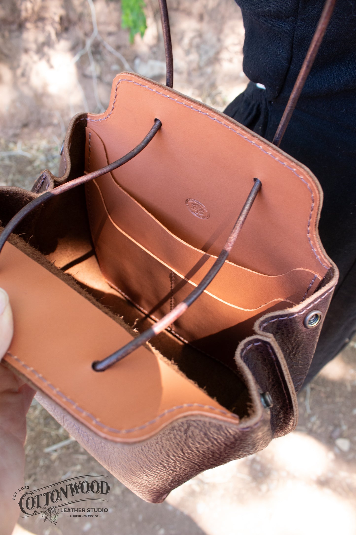 Chocolate Santa Fe Bag