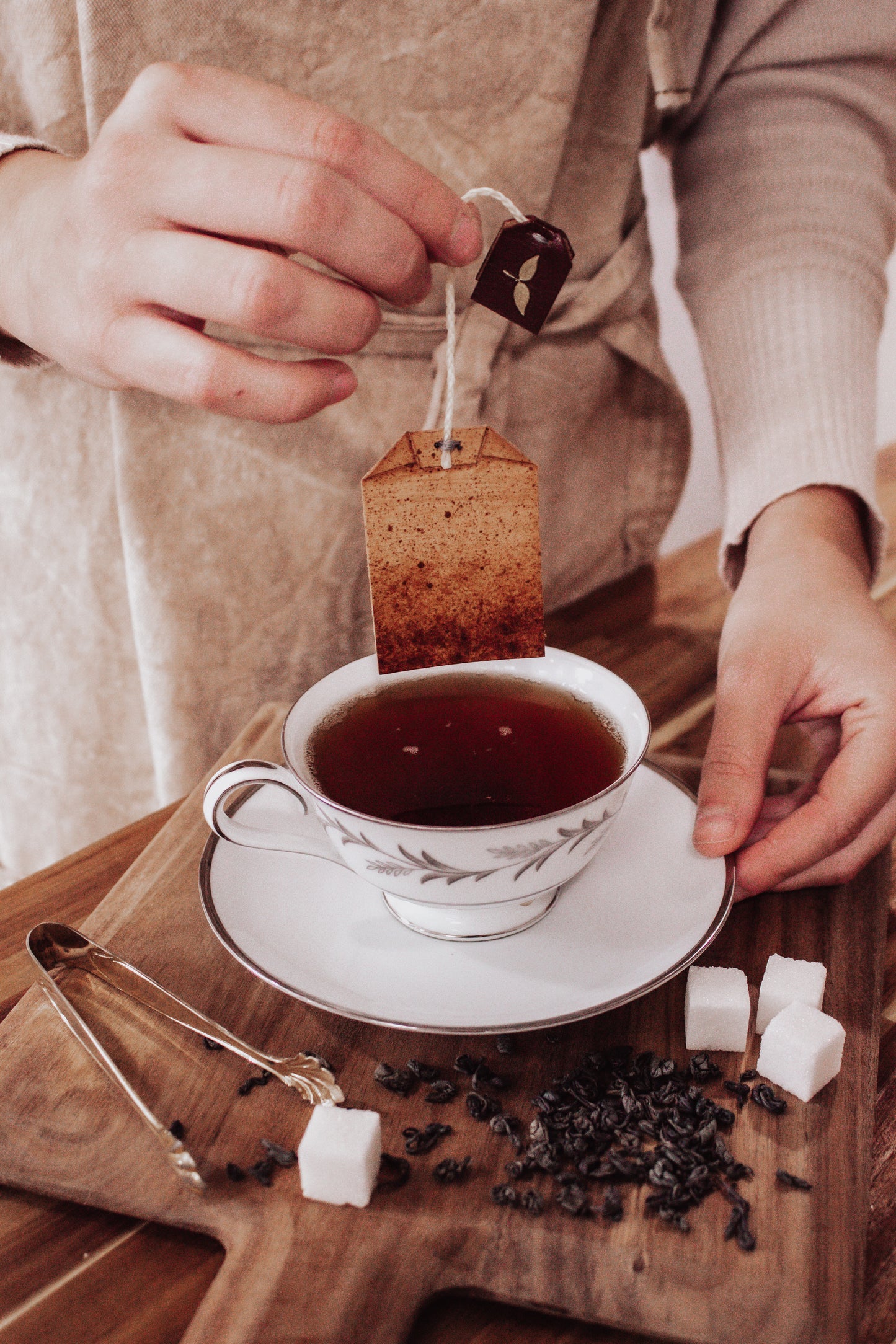 Black Tea Bag Bookmark