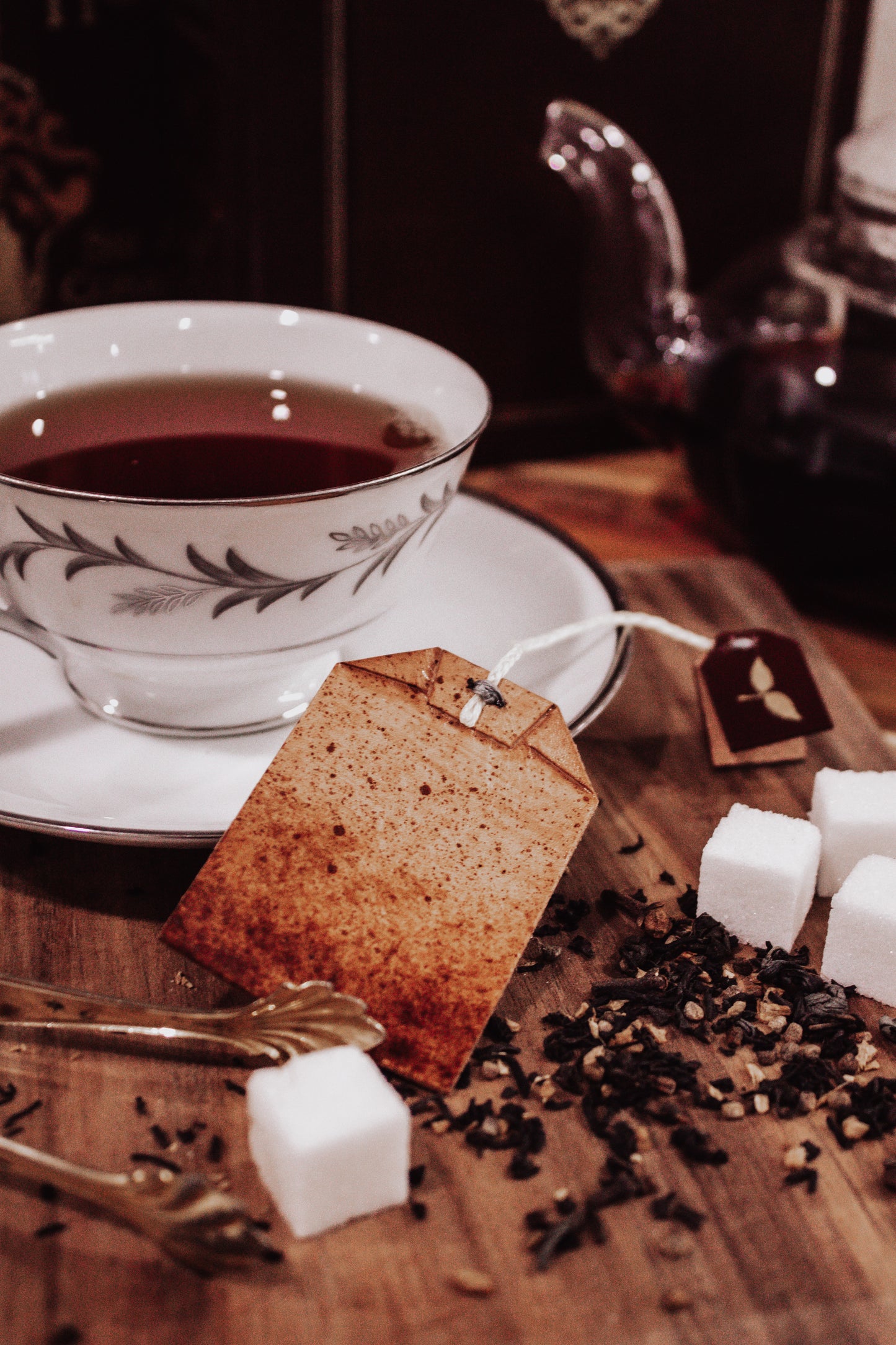 Black Tea Bag Bookmark