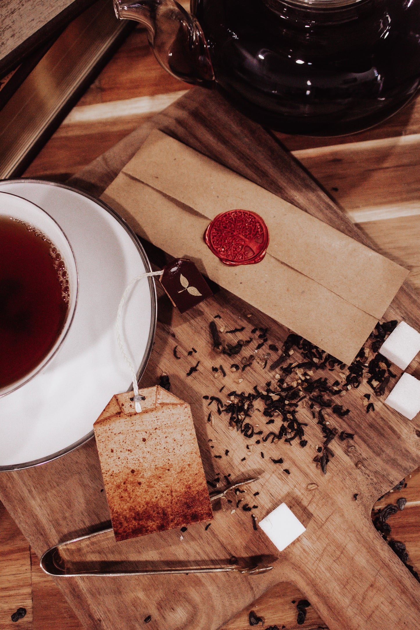 Black Tea Bag Bookmark