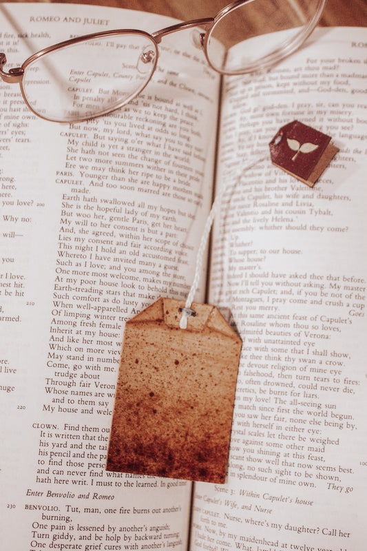Black Tea Bag Bookmark