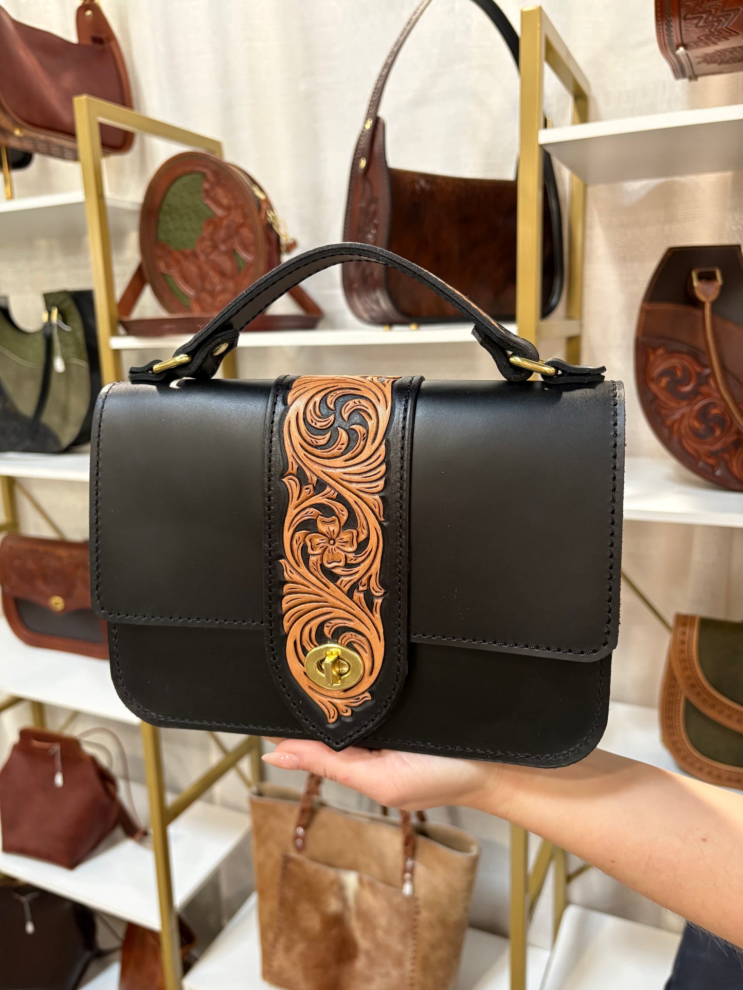 The Artesia - Black Floral