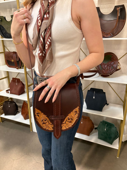 The Rancho - Chocolate Floral Scrollwork