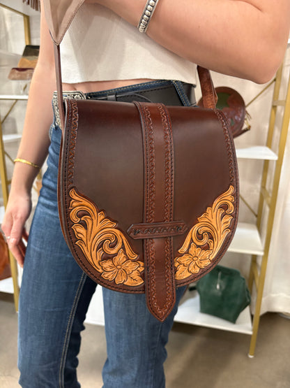 The Rancho - Chocolate Floral Scrollwork