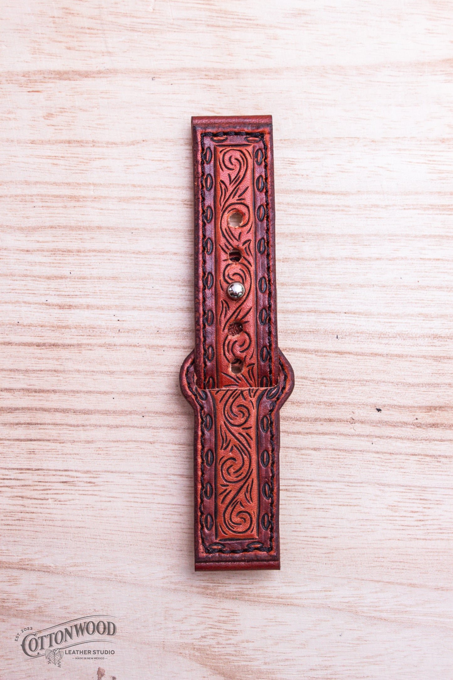 Two-Tone Cutwork Apple Watch Band