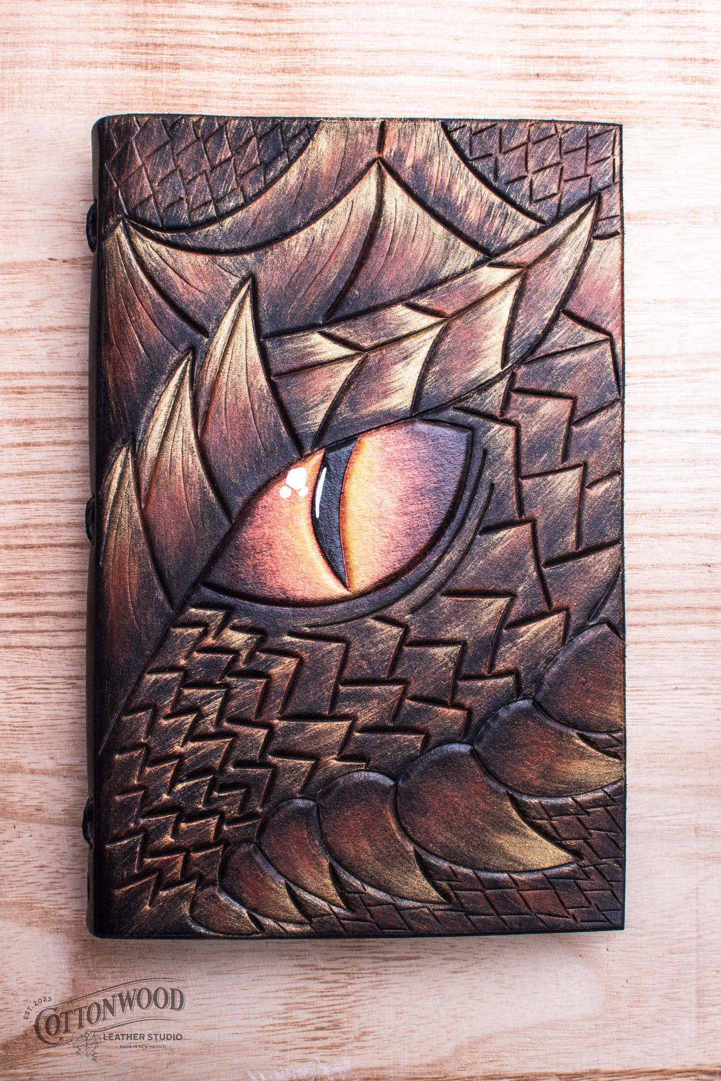 Amber Golden Dragon Eye Journal