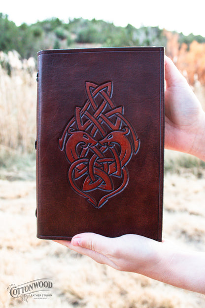 Nordic Knotwork Serpent Journal