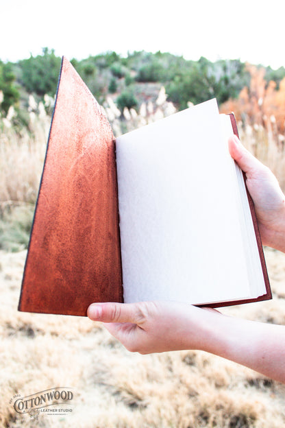 Fleur De Lis Leather Journal