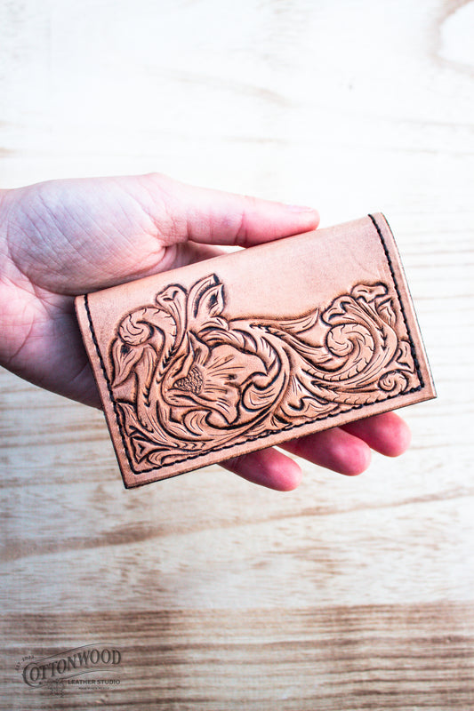 Western Tooling Folded Wallet