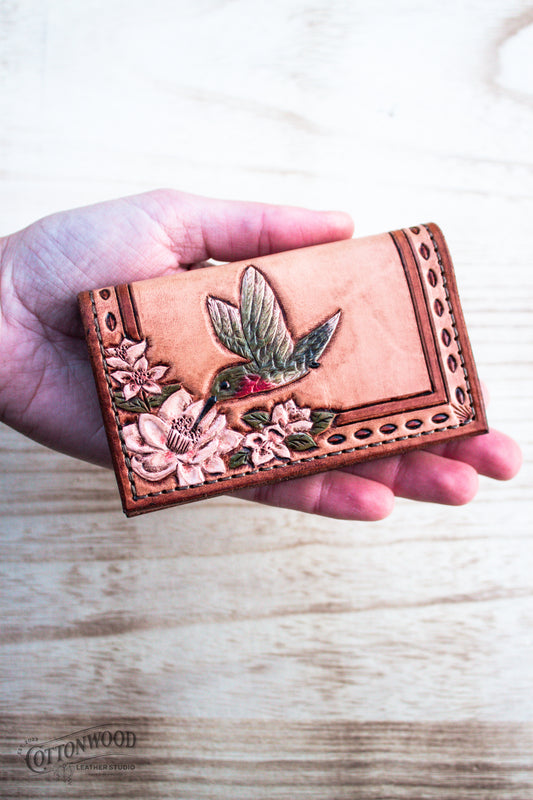 Humming Bird Folded Wallet