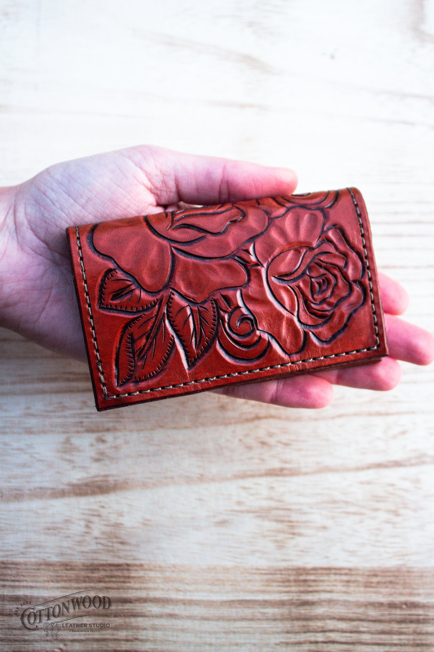 Rose Folded Wallet