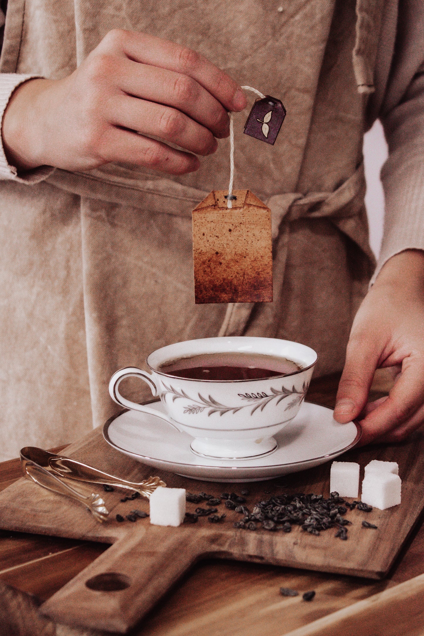 Black Tea Bag Bookmark