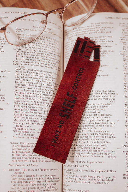 No Shelf-Control Bookmark