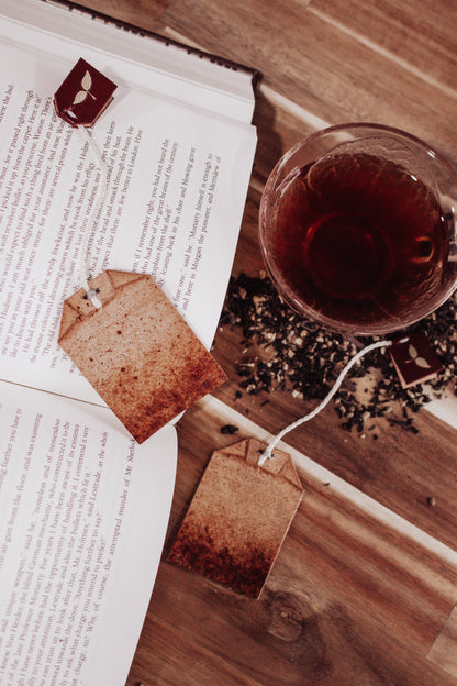 Black Tea Bag Bookmark