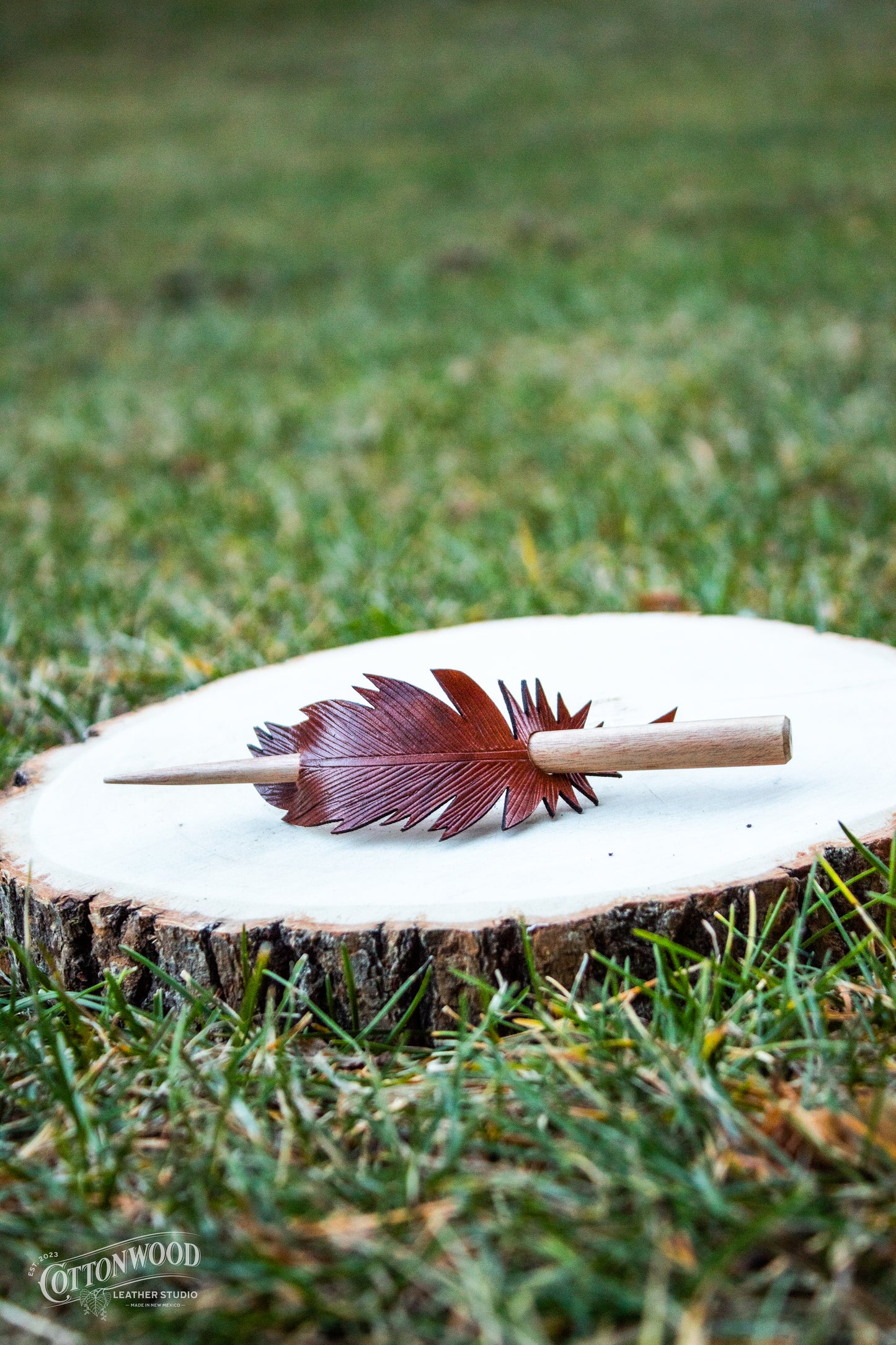 Feather Hair Barrette