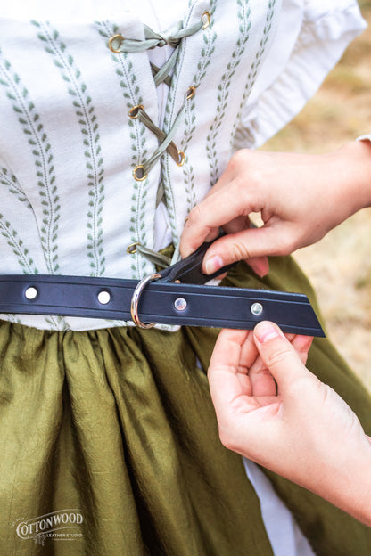 Black Studded Belt