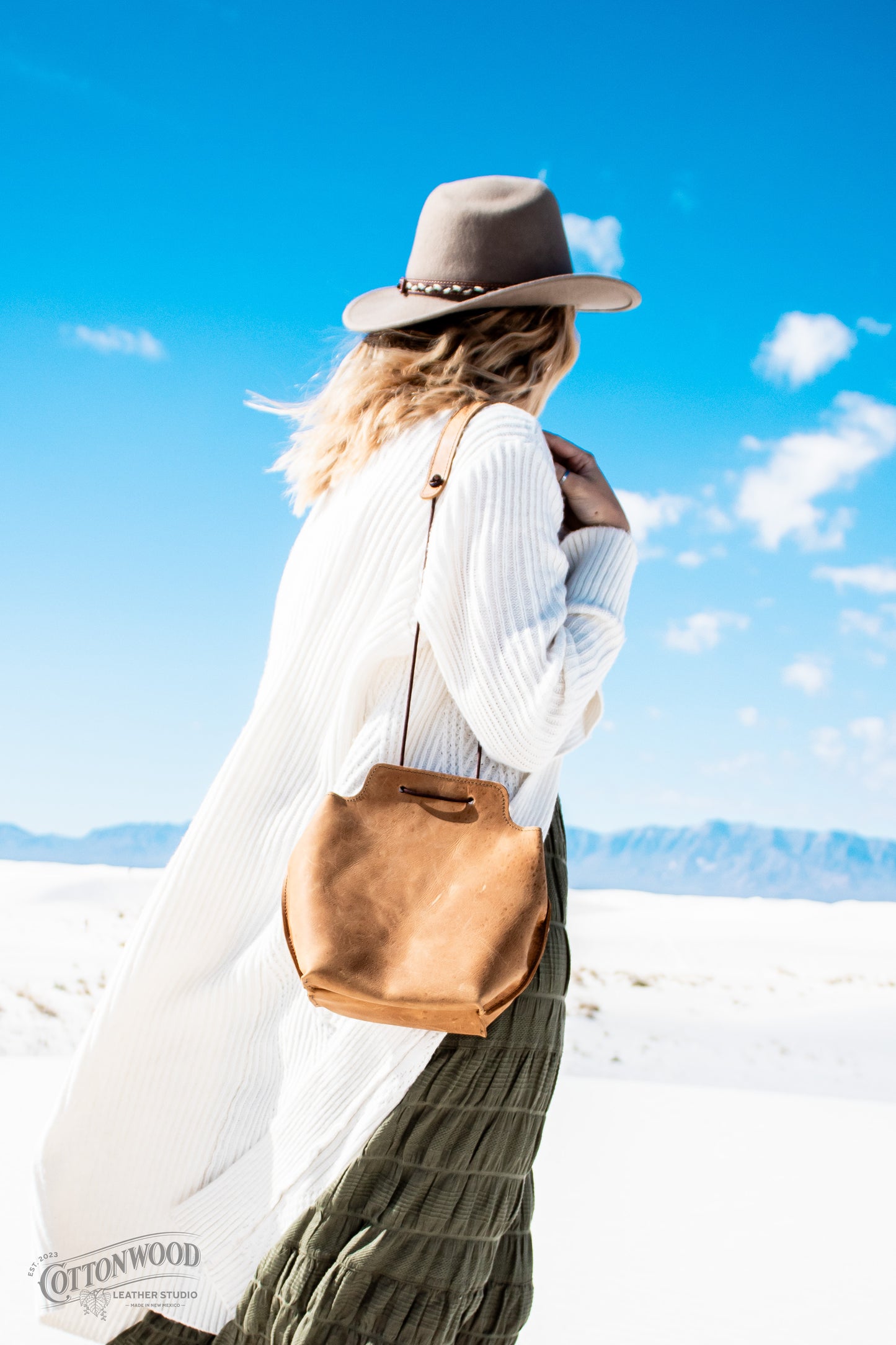 Honey Leather Santa Fe Bag